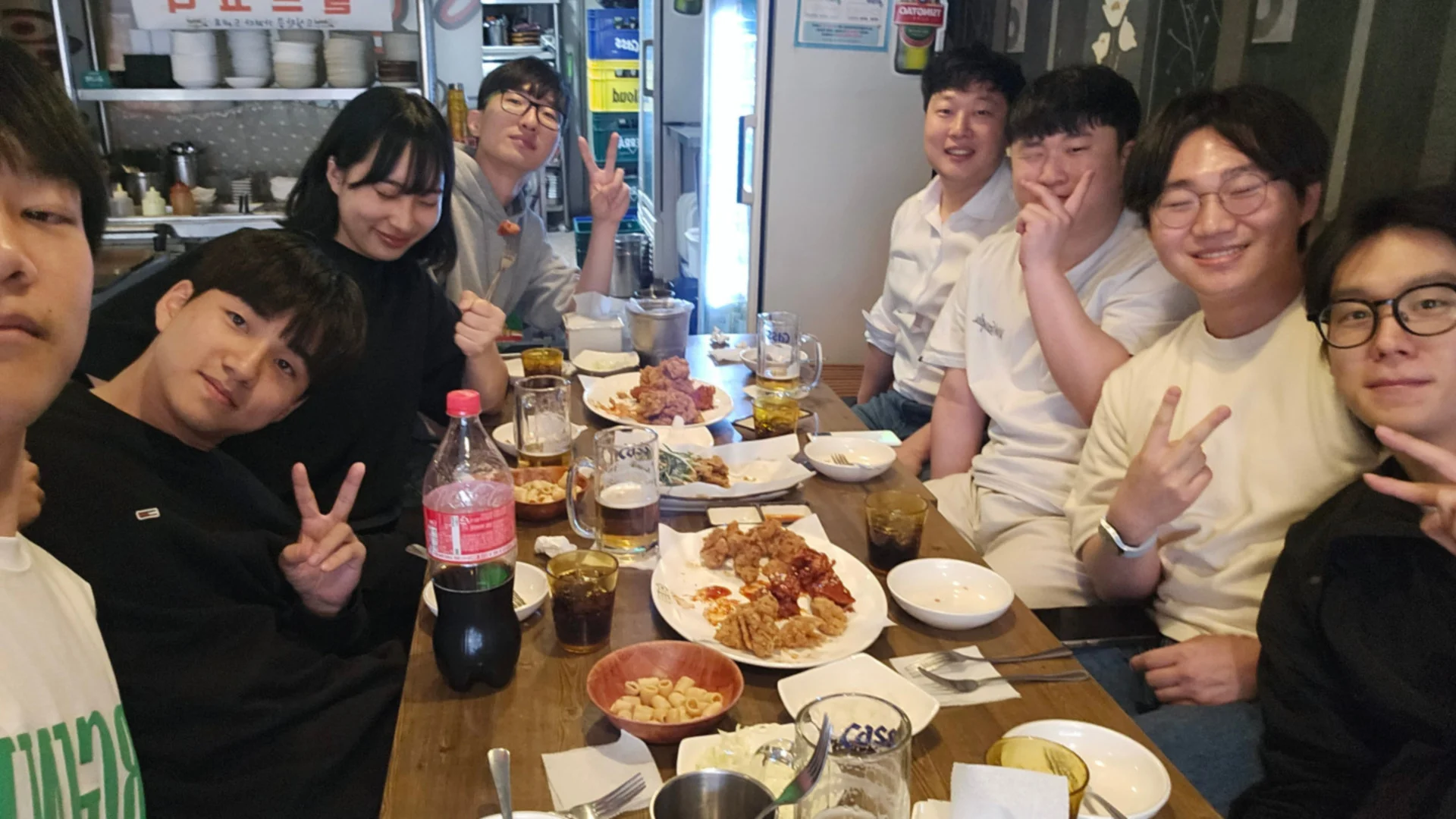 중간 고사 끝난 기념 저녁 식사